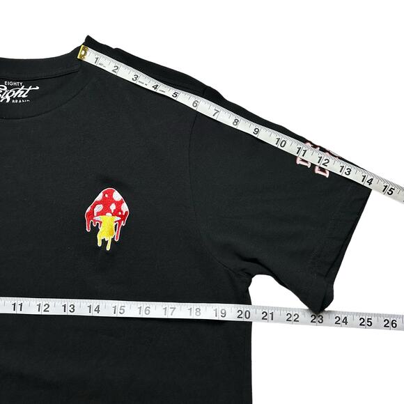Eighty Eight | Men | Drippin Drippin Mushroom Embroidered SS Tee | Large - Picture 4 of 8